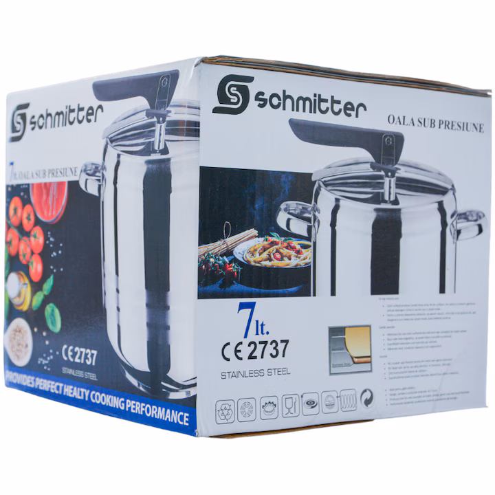 Oala sub presiune Schmitter, Inox, 7L
