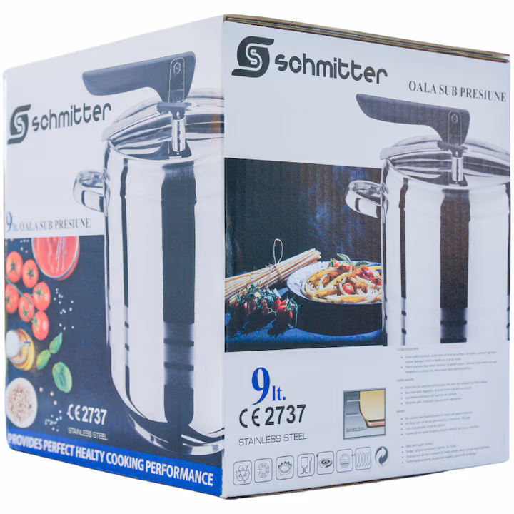 Oala sub presiune Schmitter, Inox, 9L