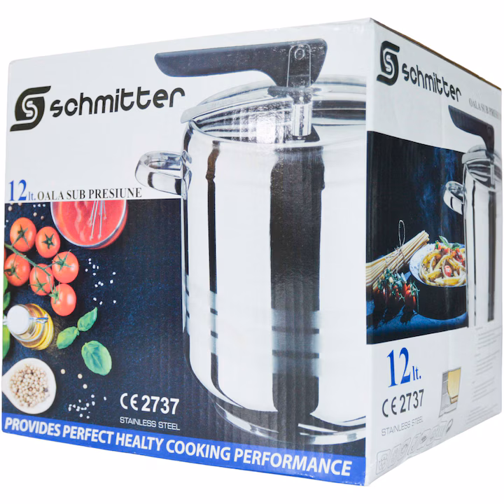 Oala sub presiune Schmitter, Inox, 12L